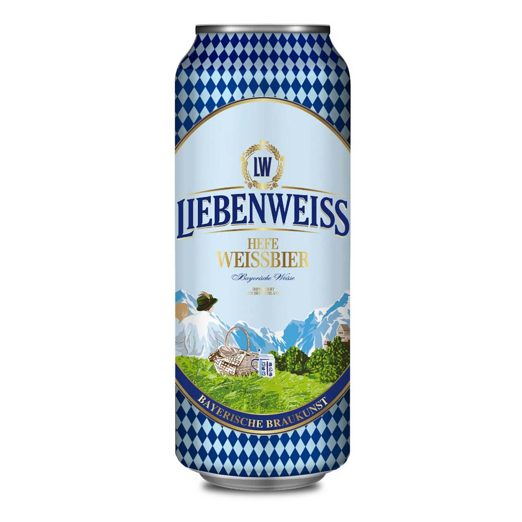 

Пиво Liebenweiss Hefe-Weissbier светлое нефильтрованное пастеризованное 5,1% 500 мл