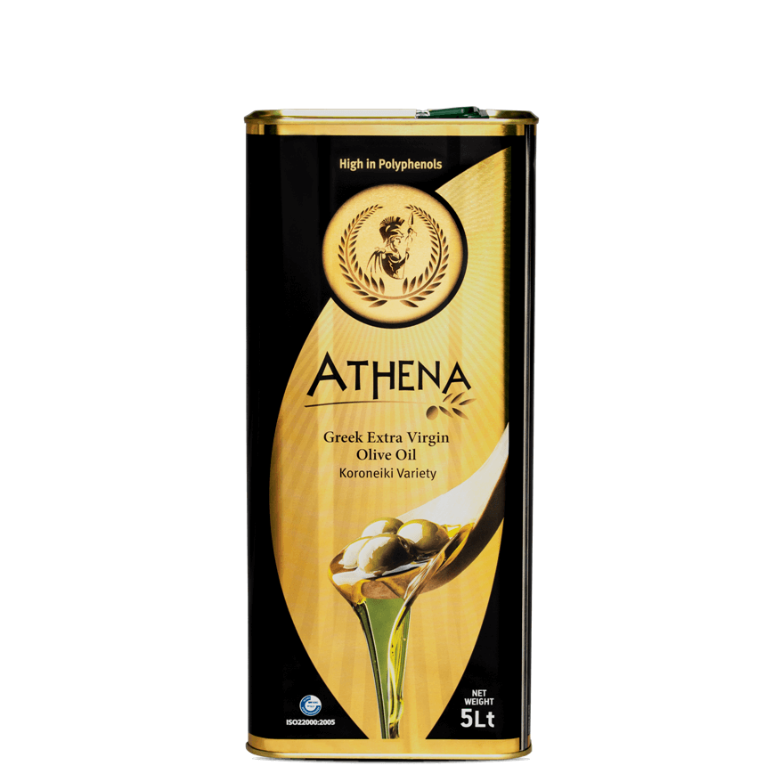 

Оливковое масло ATHENA Extra Virgin, 5 л, ATHENA EV 5л (жесть)