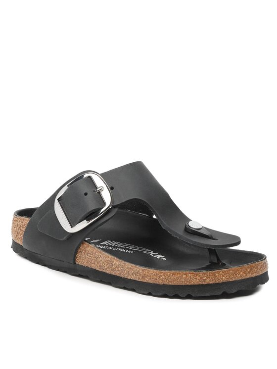 Вьетнамки женские Birkenstock Gizeh Big Buckle 1023337 черные 35 EU