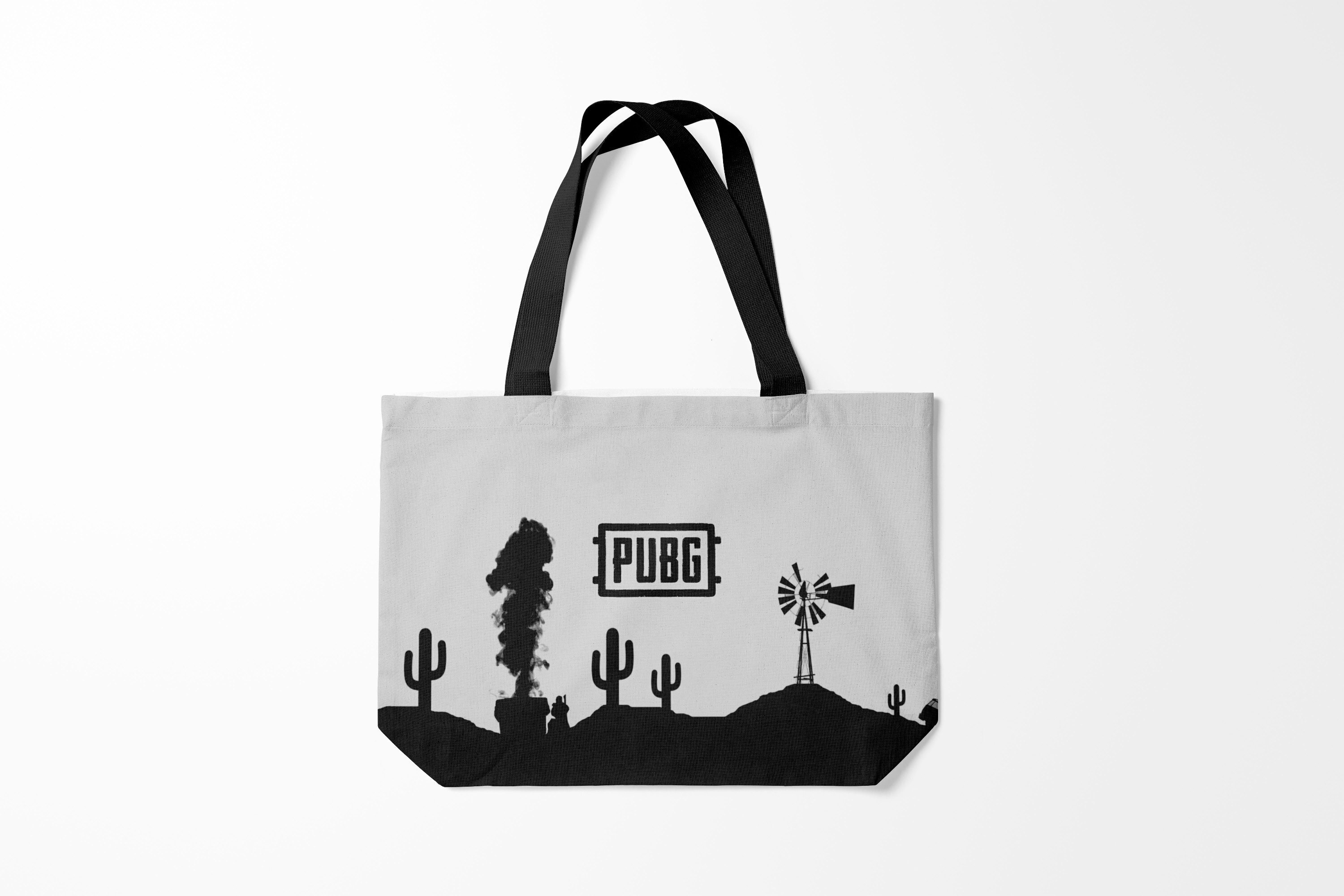 

Сумка шoппер унисекс Burnettie PUBG, желтый, PUBG