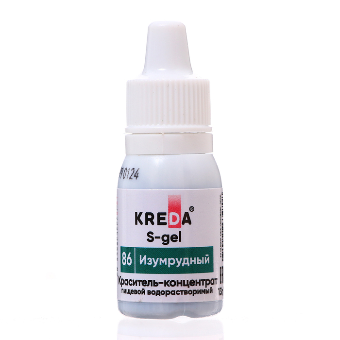 

Краситель Kreda S-gel универсальный изумрудный, 10 мл