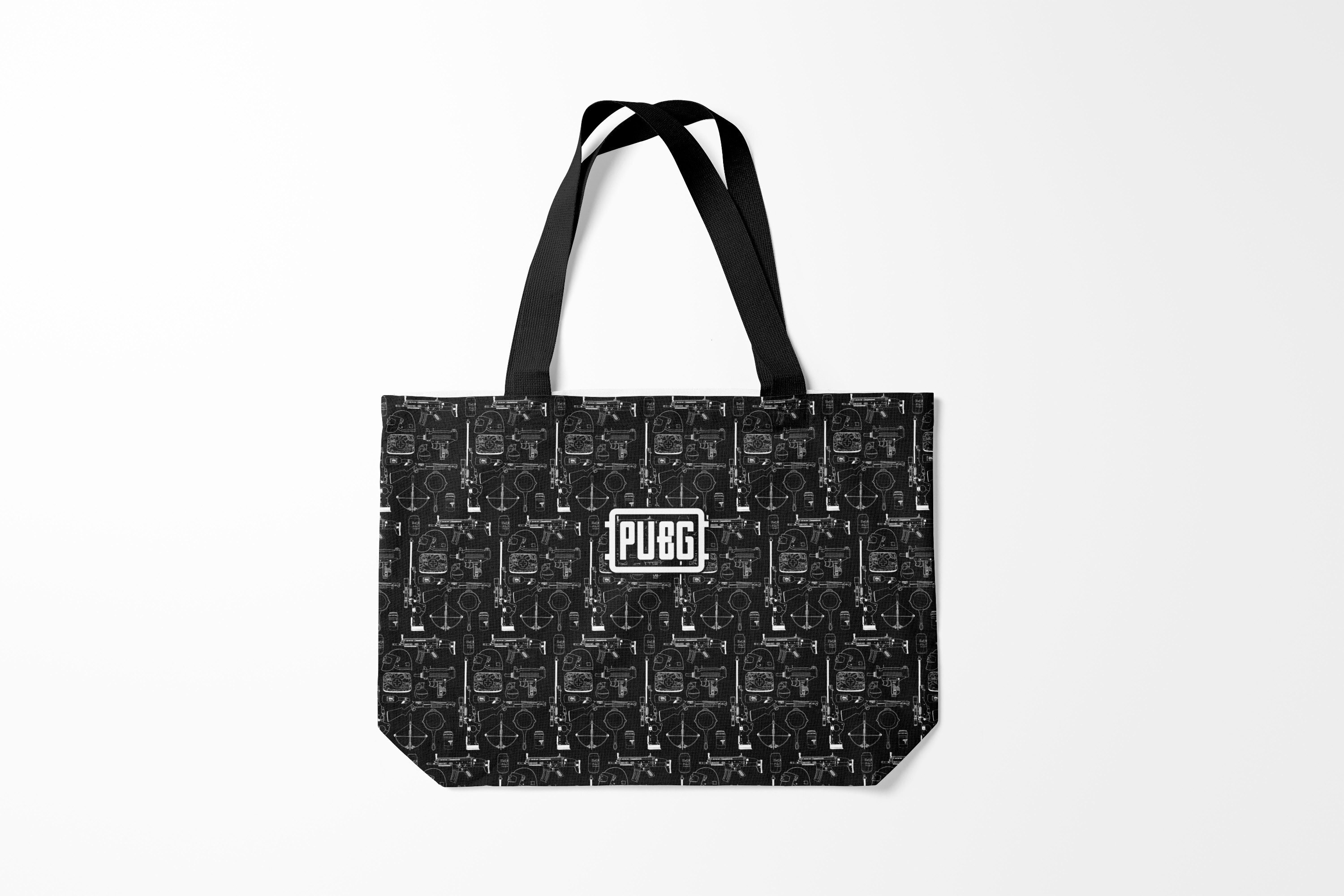 

Сумка шoппер унисекс Burnettie PUBG, черный, PUBG