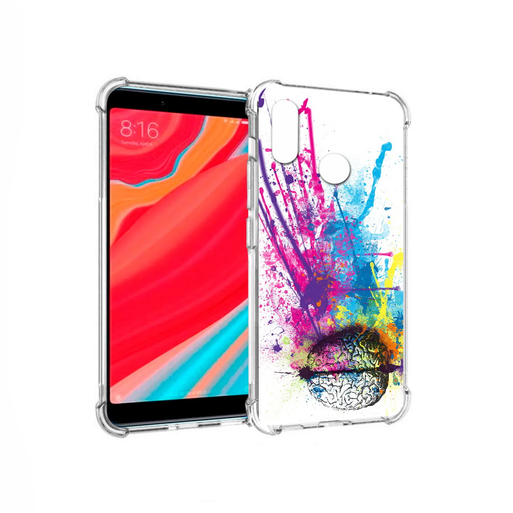 

Чехол MyPads Tocco для Xiaomi Mi 6X яркий красочный мозг (PT113266.316.710), Прозрачный, Tocco