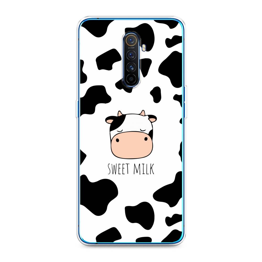 

Чехол на Realme X2 Pro "Sweet milk", Розовый;белый;черный, 251750-1