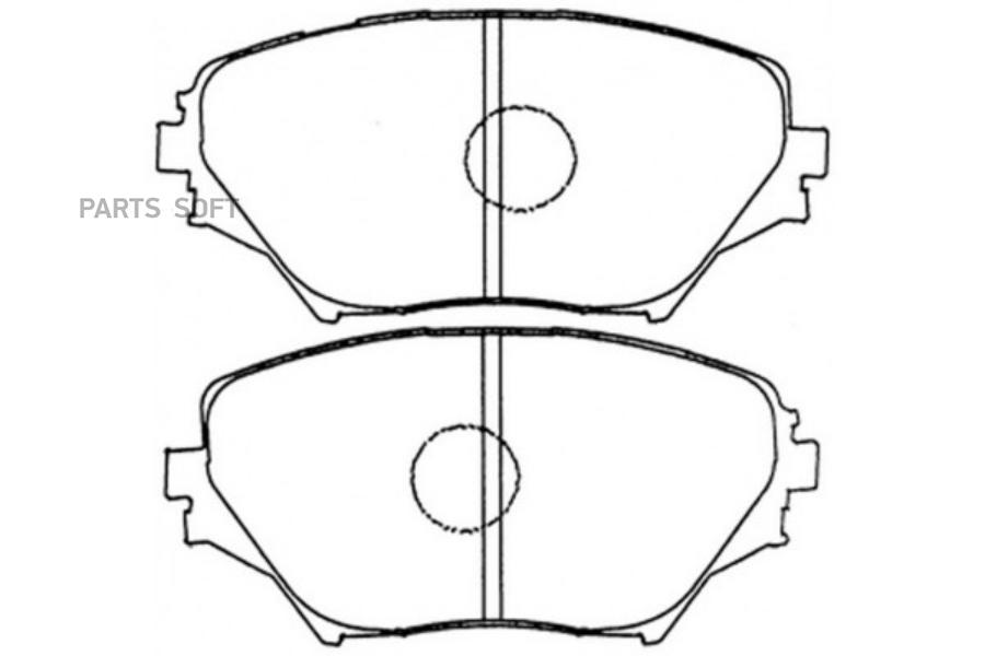 

Колодки пер. TOYOTA RAV 4 00-05