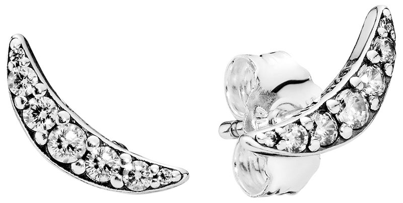 

Серьги-пусеты женские Pandora 297569CZ из серебра, цирконий, 297569CZ