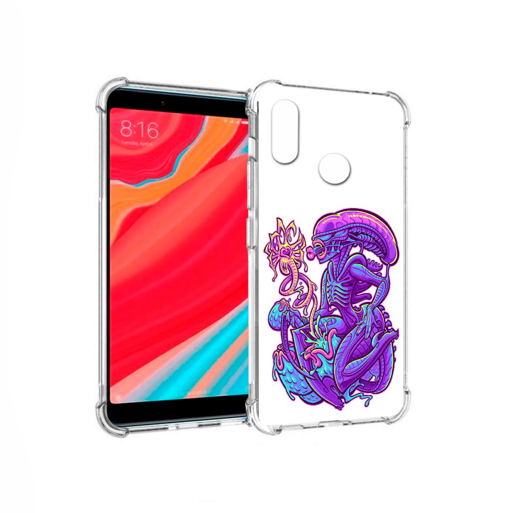 

Чехол MyPads Tocco для Xiaomi Mi 6X чужой фиолетовый цвет (PT113266.316.693), Прозрачный, Tocco