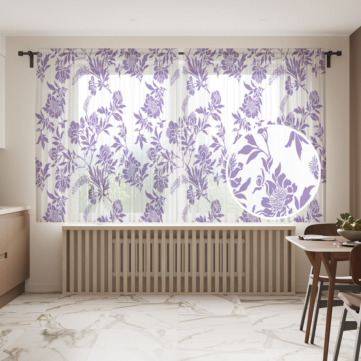 

Шторы и тюль tul_62741_145x180 Букет пионов JoyArty, Букет пионов