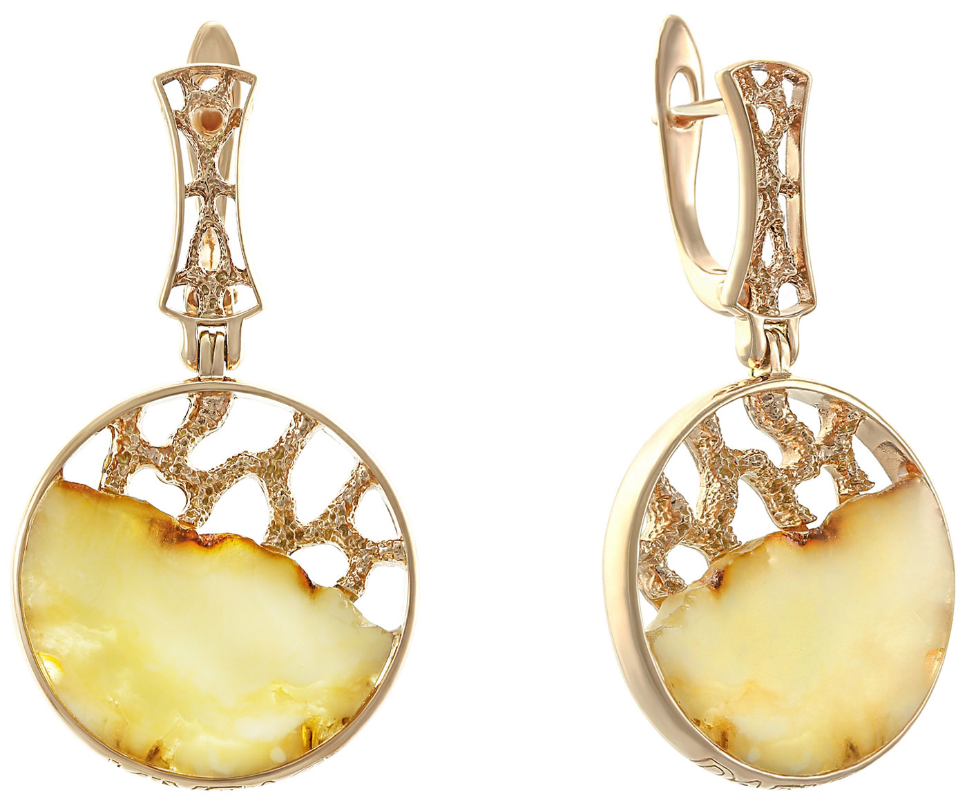 

Серьги женские Darvin 529032005AB из серебра, янтарь, 529032005AB