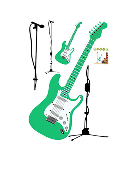 

Интерьерная наклейка Гитара, Разноцветный, Гитара