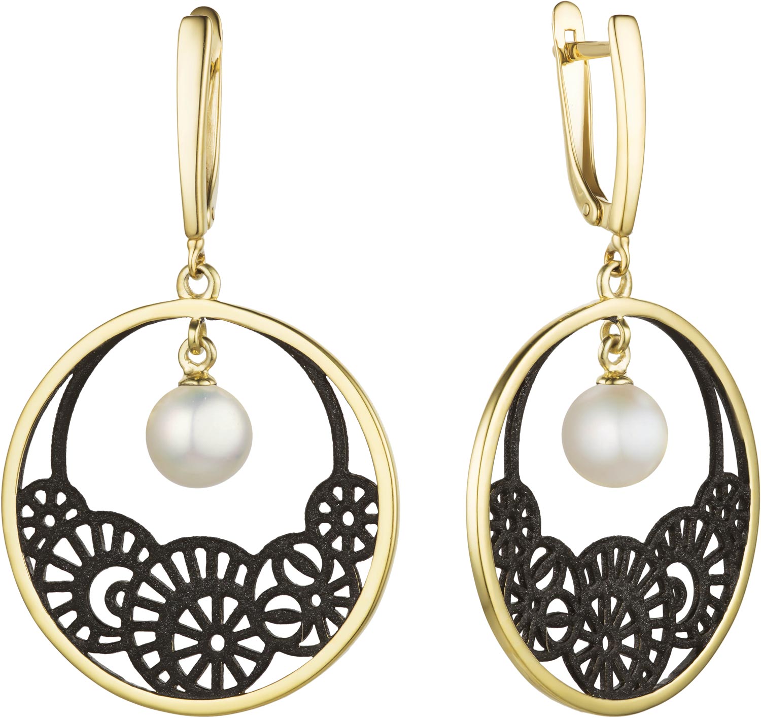

Серьги женские De Fleur 52859Y1B из серебра, культивированный жемчуг, 52859Y1B
