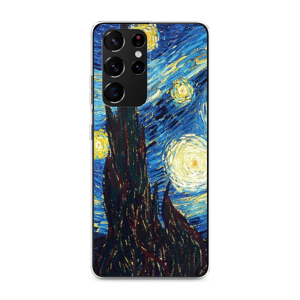 

Чехол Awog на Samsung Galaxy S21 Ultra / Самсунг S21 Ultra "Ван Гог Звездная ночь", Разноцветный, 2102250-9