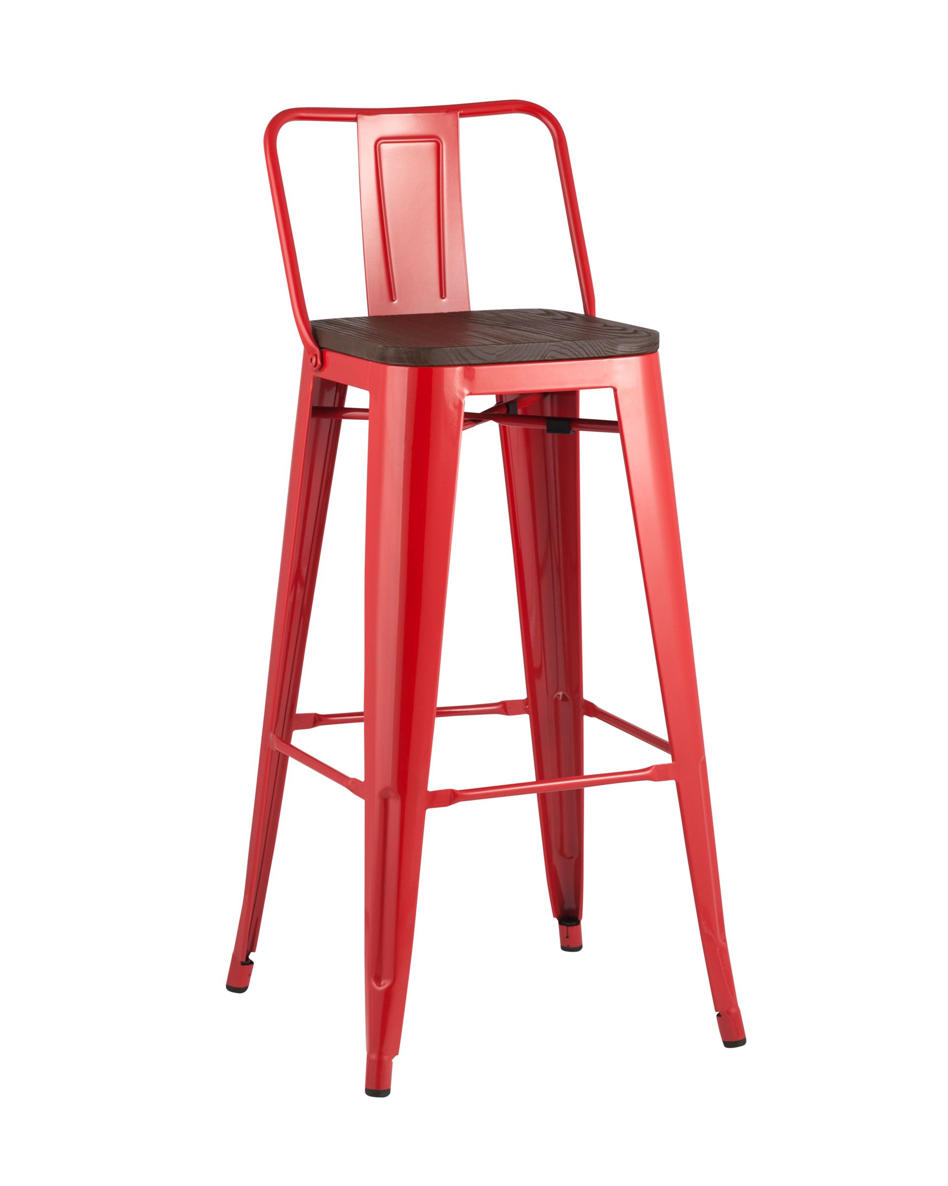 

Барный стул Stool Group, красный/коричневый, TOLIX WOOD
