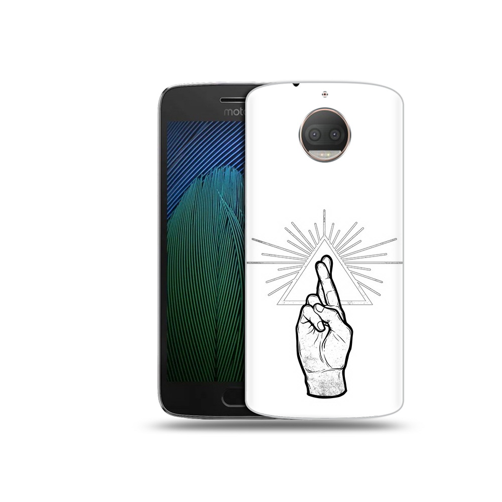 

Чехол MyPads Tocco для Motorola Moto G5S Plus черно белая рука (PT75337.377.681), Прозрачный, Tocco