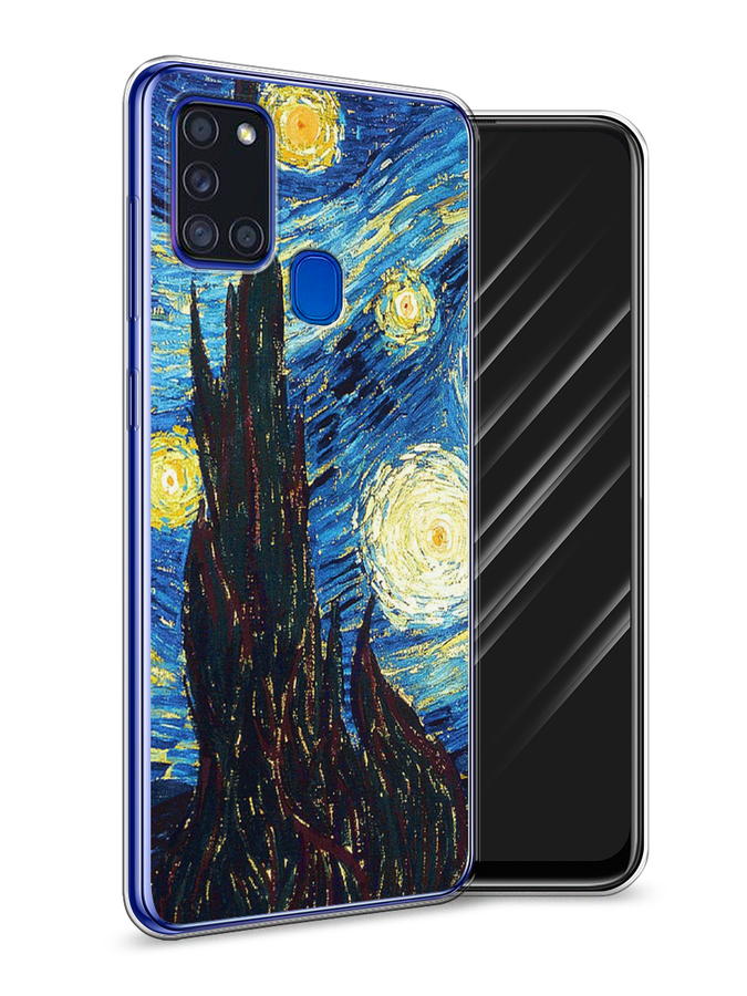

Чехол Awog на Samsung Galaxy A21s / Самсунг A21s "Ван Гог Звездная ночь", Разноцветный, 2100250-9