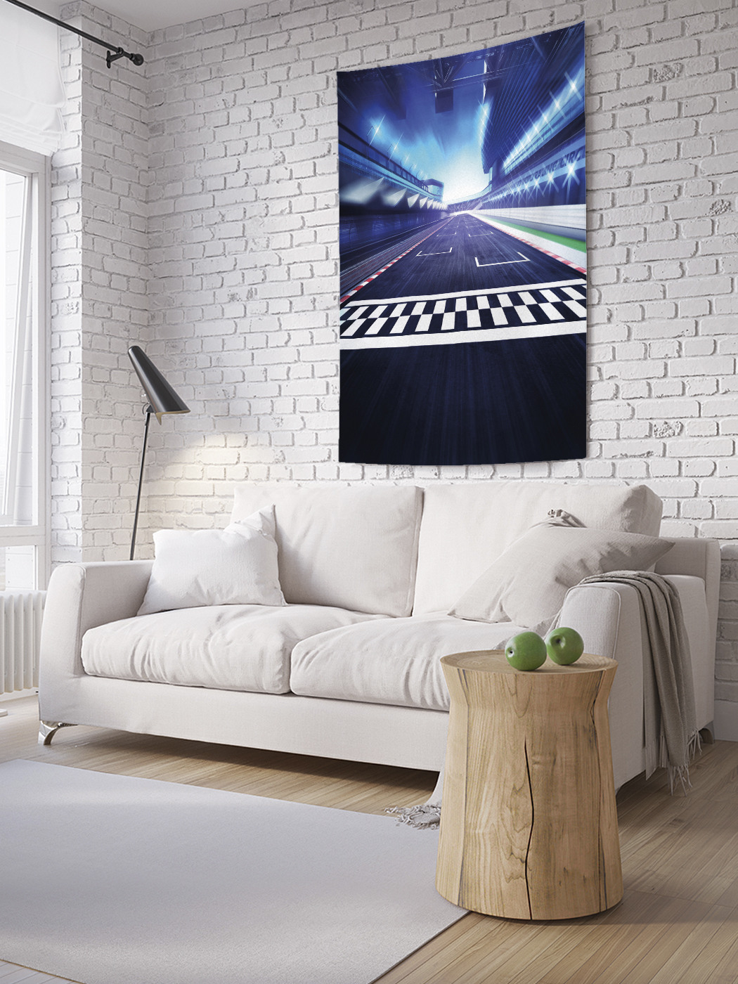 

Вертикальное фотопанно на стену JoyArty Ночной трек 100x150 см, Ночной трек