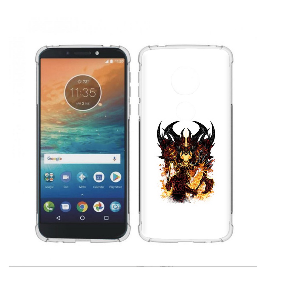 

Чехол MyPads Tocco для Motorola Moto G4 Play демон shadow fiend (PT115793.374.318), Прозрачный, Tocco