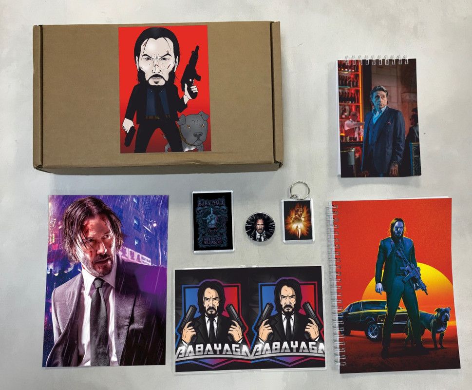 

Бокс с подарком Джон Уик, John Wick, JW0002, 7 предметов