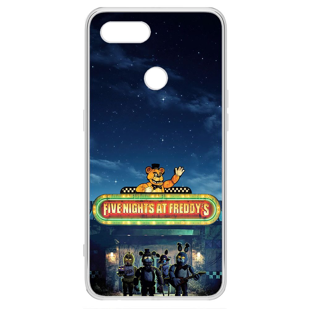 

Чехол-накладка Krutoff Clear Case ФНАФ - Банда вместе для Oppo A7, Прозрачный