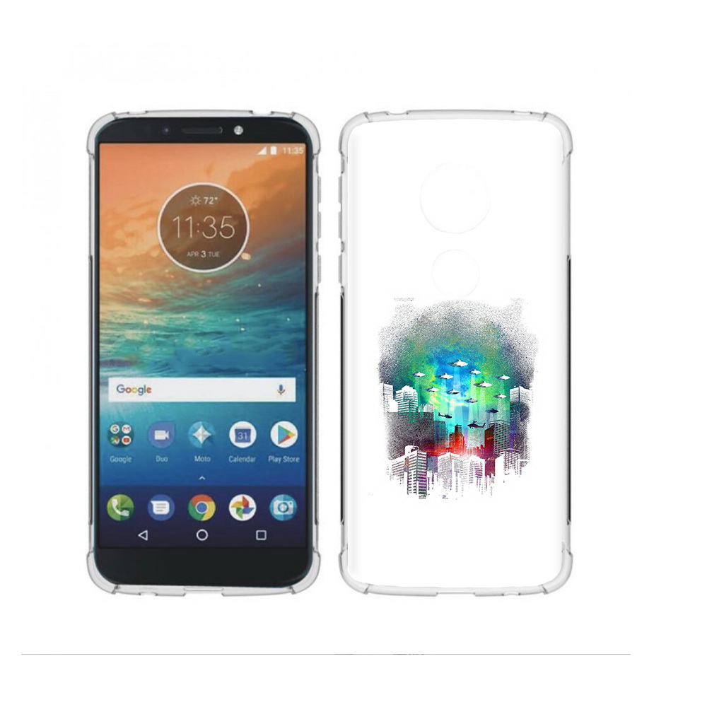 

Чехол MyPads Tocco для Motorola Moto G4 Play город в свечении (PT115793.374.296), Прозрачный, Tocco