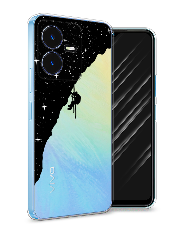 

Чехол Awog на Vivo Y22 / Виво Y22 "Скалолаз в космосе", Черный;белый, 267550-4