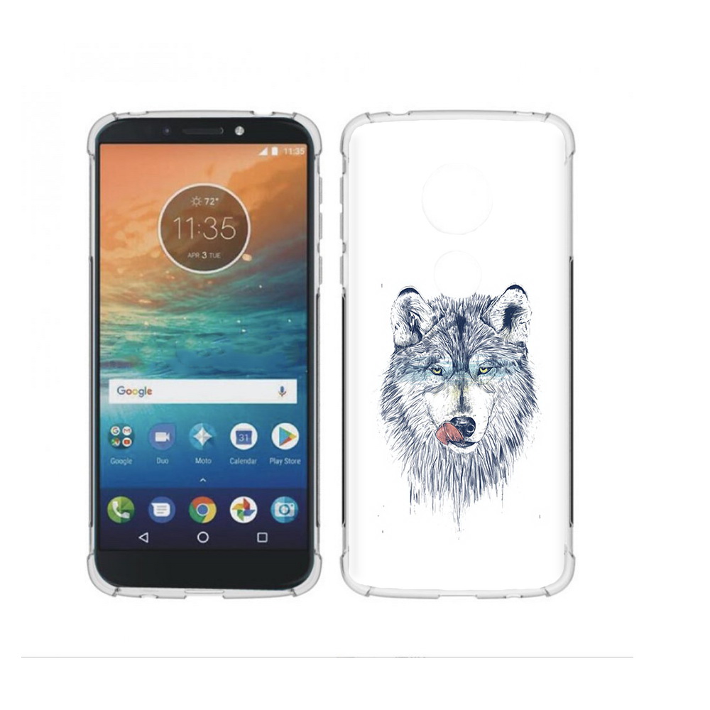 

Чехол MyPads Tocco для Motorola Moto G4 Play голодгый волк (PT115793.374.292), Прозрачный, Tocco