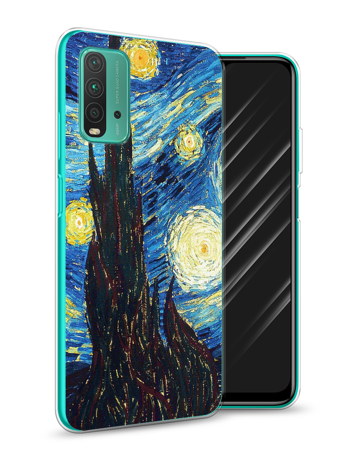 

Чехол Awog на Xiaomi Redmi 9T "Ван Гог Звездная ночь", Разноцветный, 39850-9