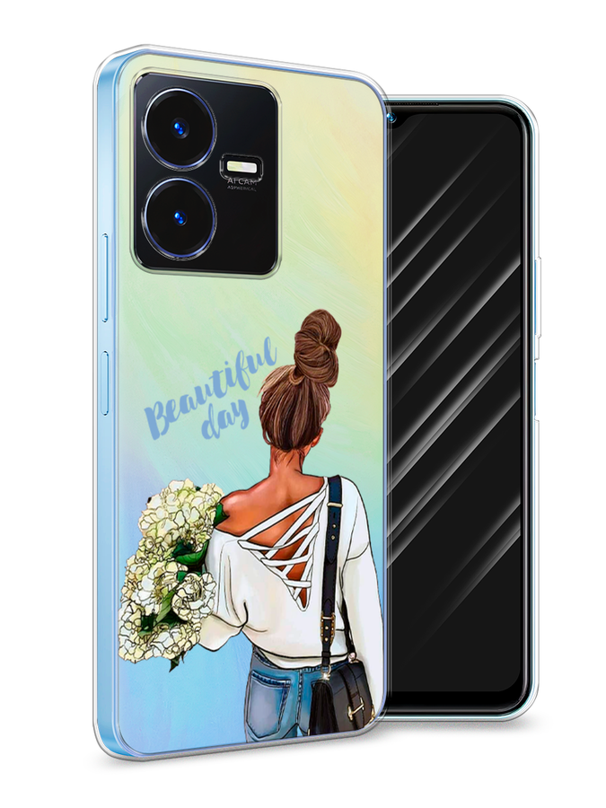 

Чехол Awog на Vivo Y22 / Виво Y22 "Beautiful day vector", Коричневый;белый;зеленый, 267550-6