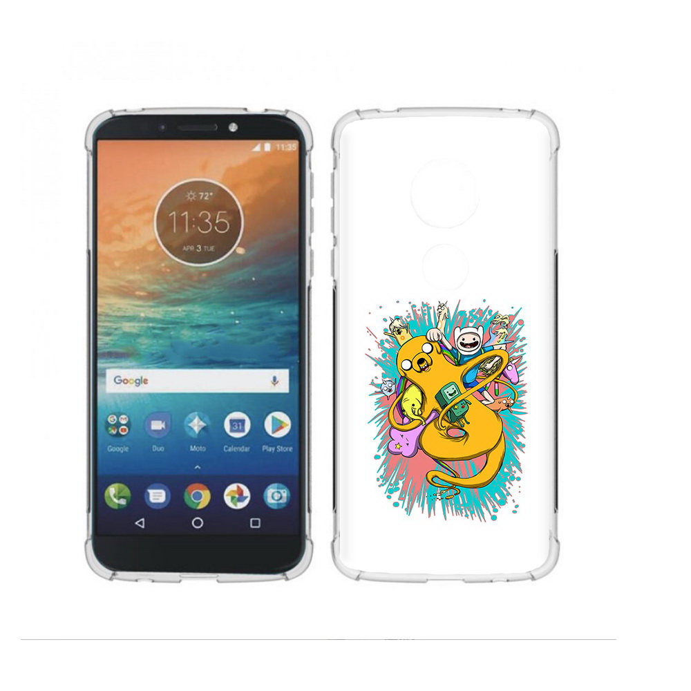 

Чехол MyPads Tocco для Motorola Moto G4 Play время приключений рисунок (PT115793.374.276), Прозрачный, Tocco