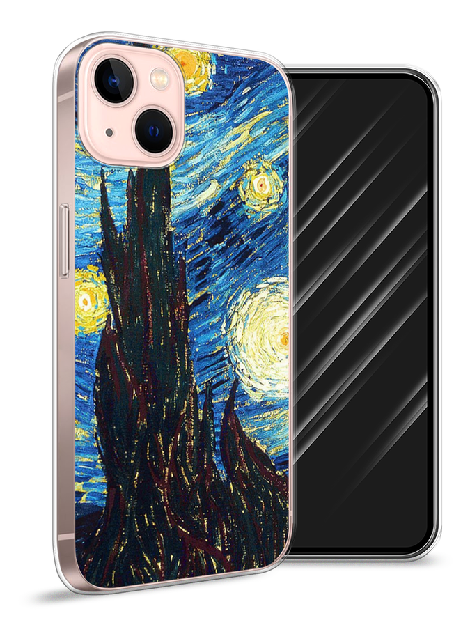 

Чехол Awog на Apple iPhone 13 / Айфон 13 "Ван Гог Звездная ночь", Разноцветный, 14250-9