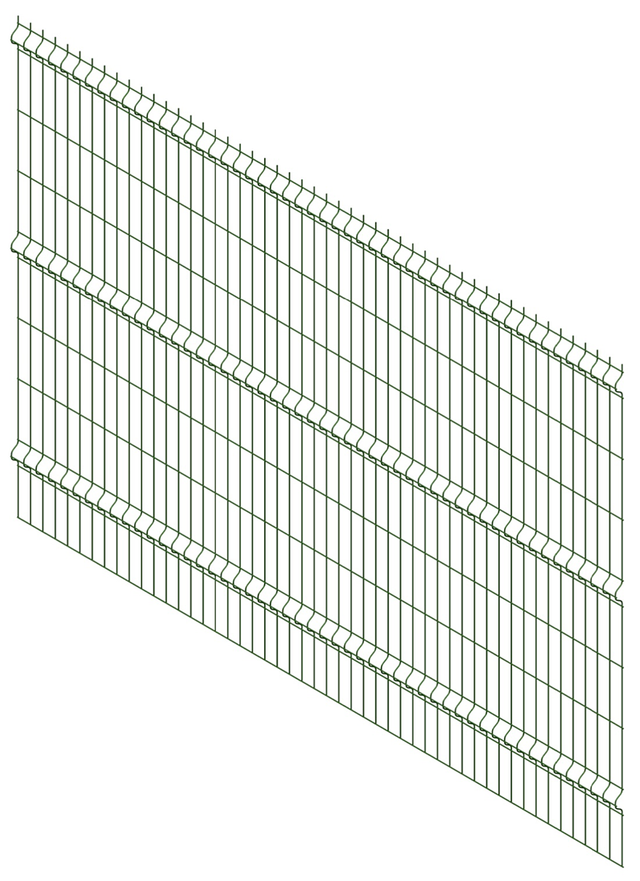 фото Секция заборная 3d панель 2700х1940 мм, ограждение 3д забор, пруток 3 мм. dfence