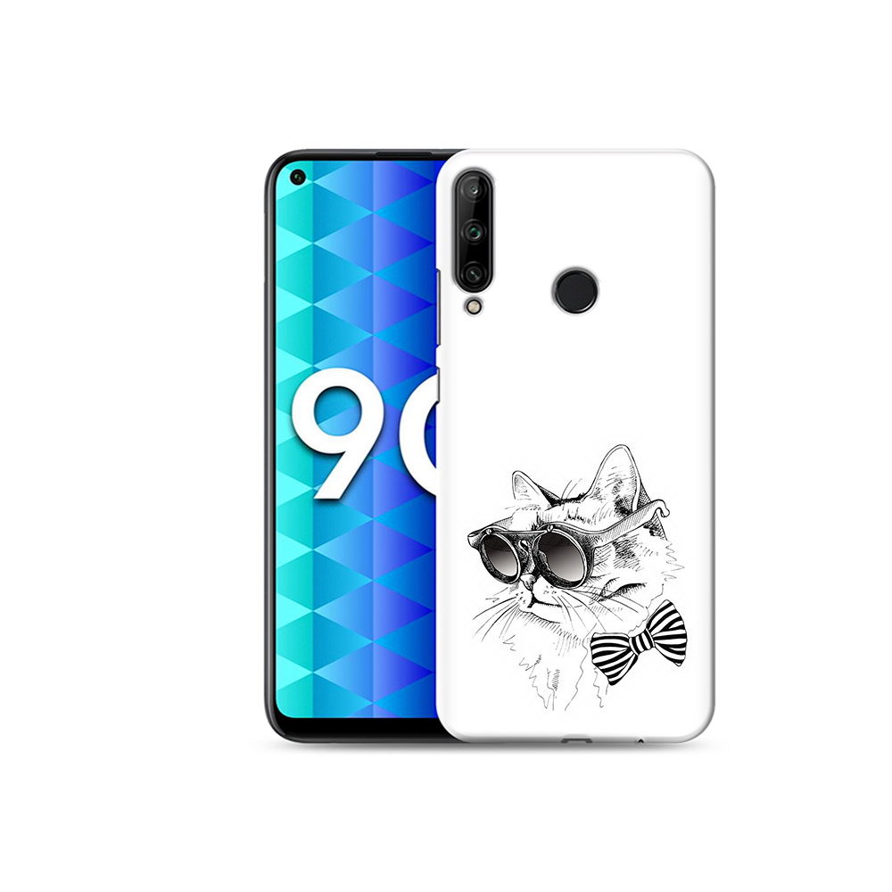 

Чехол MyPads Tocco для Honor 9C крутая кошка в очках (PT149389.41.421), Tocco