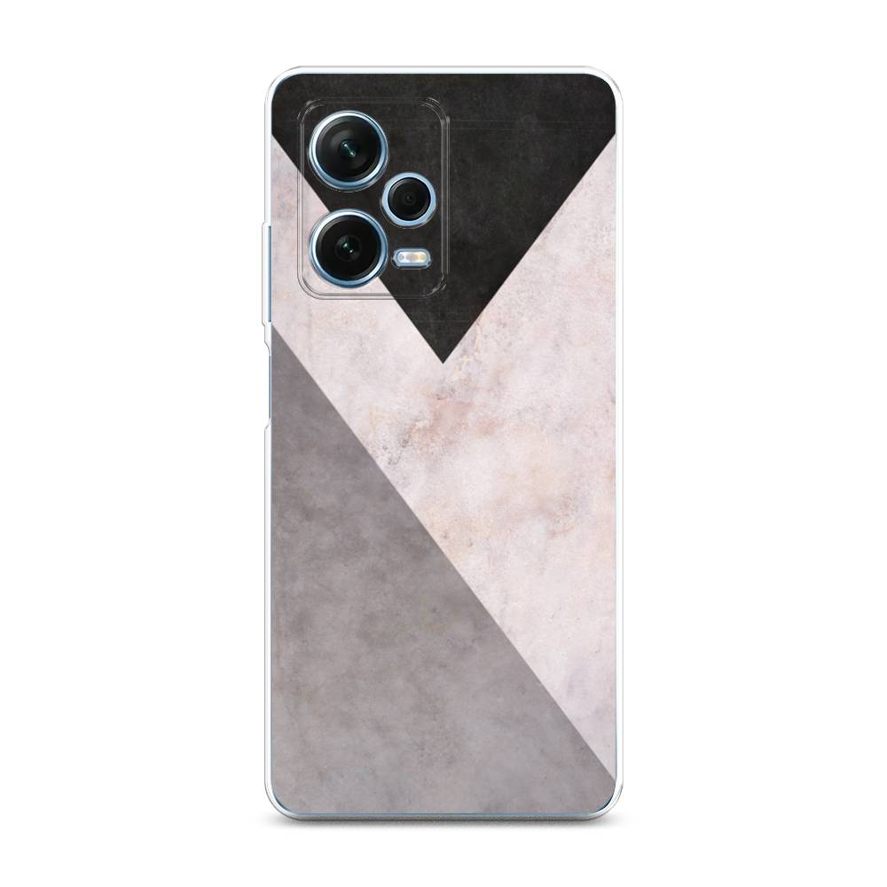 фото Чехол awog для xiaomi redmi note 12 pro plus "геометричный мрамор"