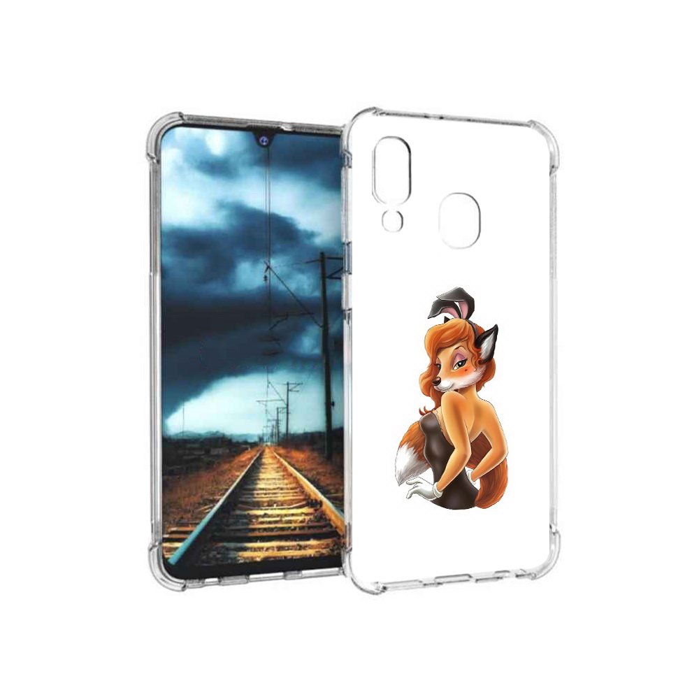 

Чехол MyPads Tocco для Samsung Galaxy A40 баронесса (PT128655.504.227), Прозрачный, Tocco