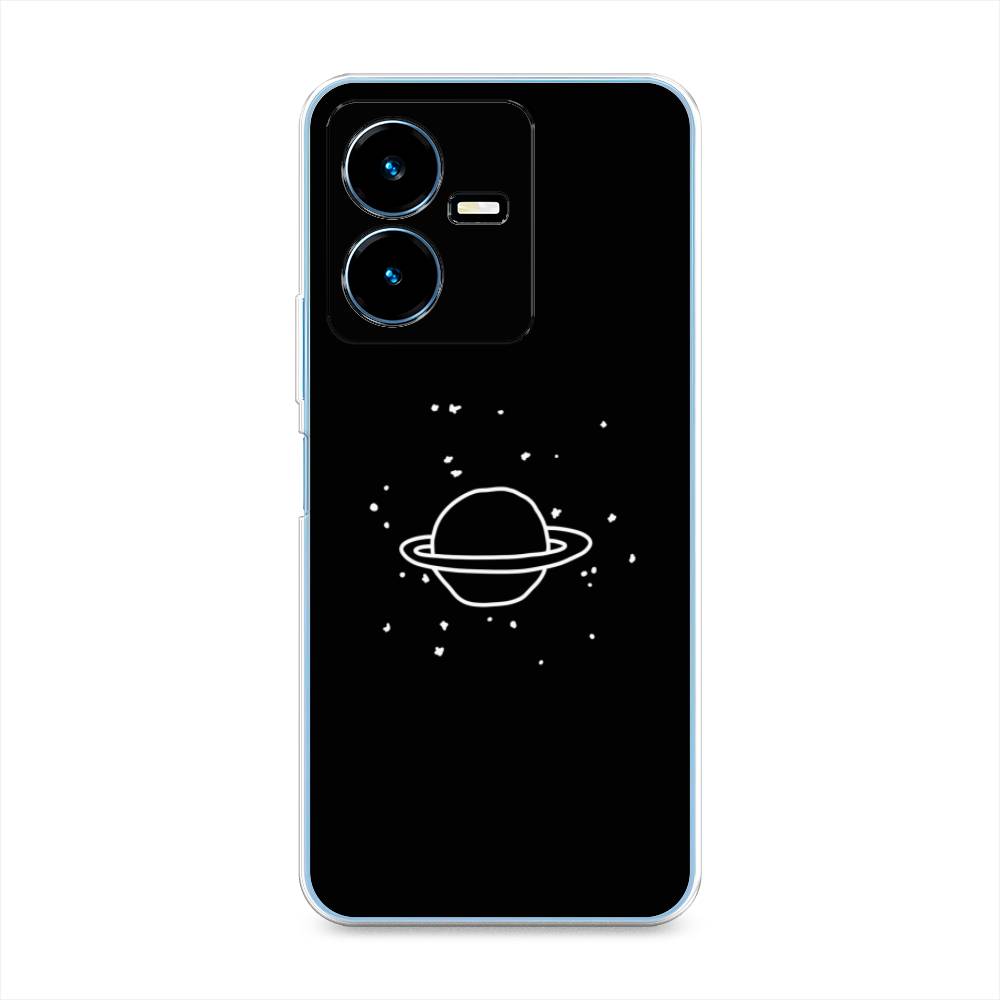 

Чехол Awog на Vivo Y22 / Виво Y22 "Дудл Юпитера", Белый;черный, 267550-4