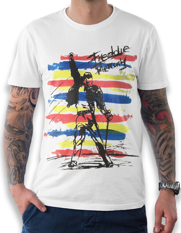 

Футболка мужская Dream Shirts Фредди Меркьюри 50006912 белая XL, Фредди Меркьюри 50006912