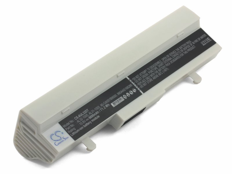 

Усиленный аккумулятор для Asus ML31-1005 (6600mAh), белый