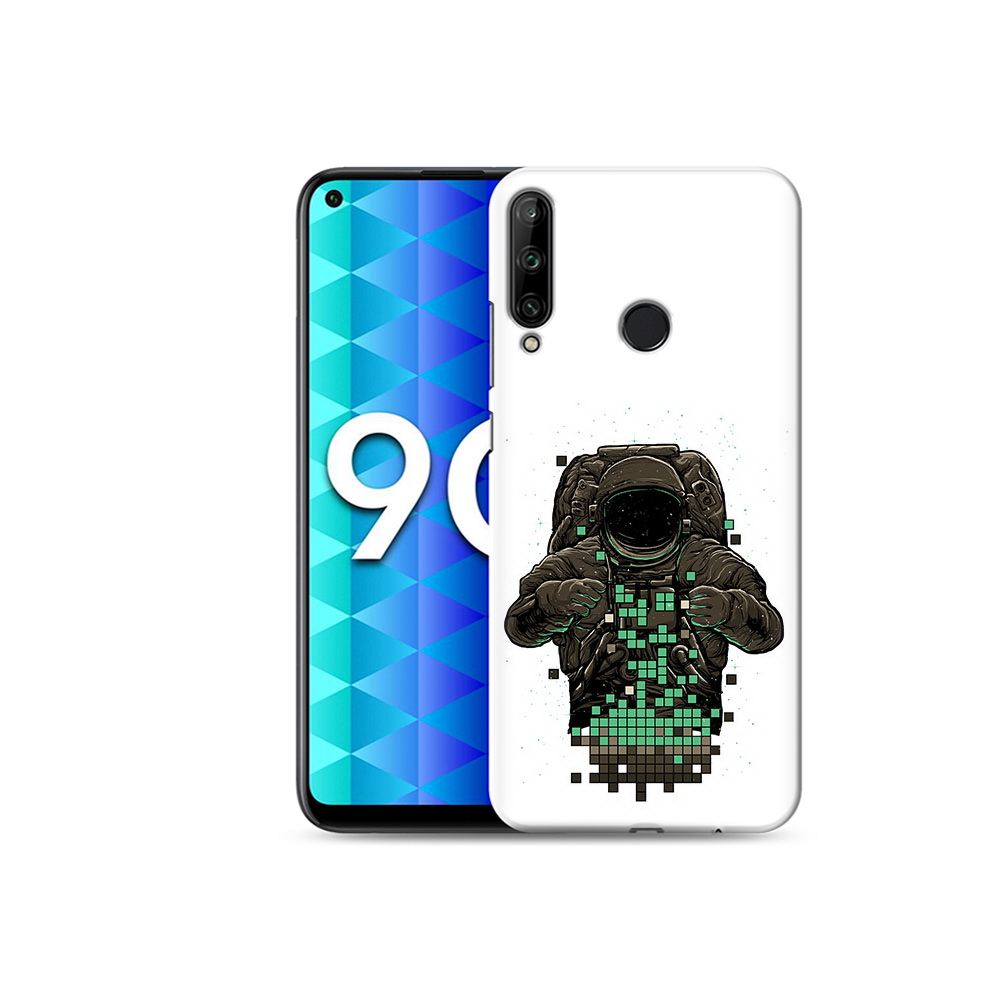Чехол MyPads Tocco для Honor 9C космонавт с пикселями (PT149389.41.394)