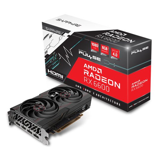 Видеокарта Sapphire AMD Radeon RX 6600 PULSE (11310-01-20G)