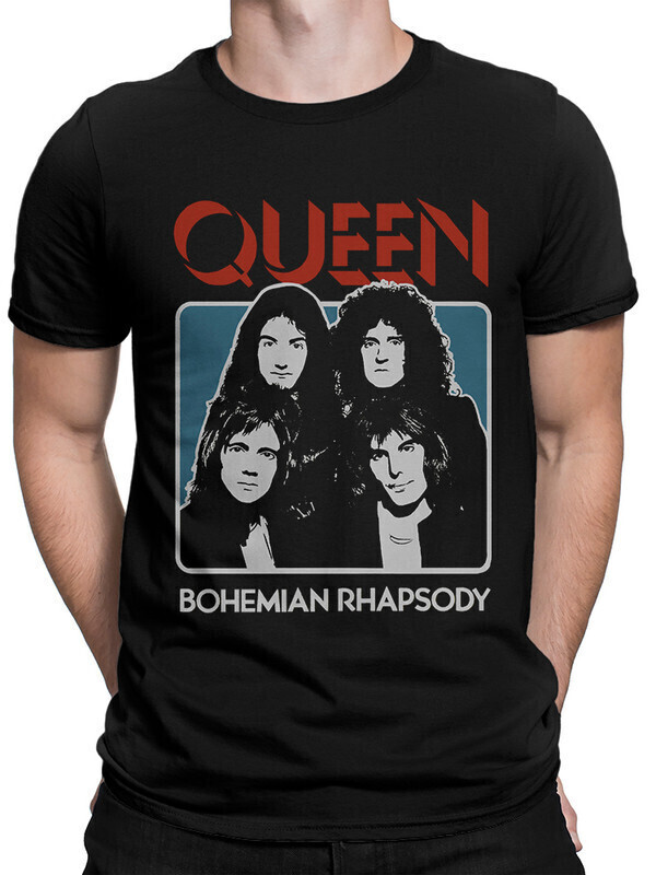 

Футболка мужская Dream Shirts Queen 50006892 черная 2XL, Queen 50006892