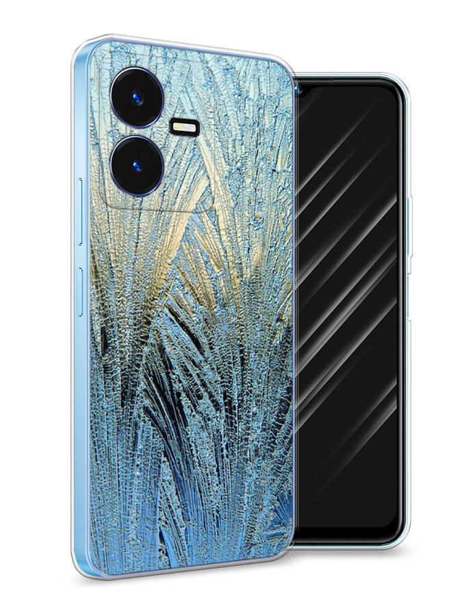 

Чехол Awog на Vivo Y22 / Виво Y22 "Лёд", Голубой, 267550-4