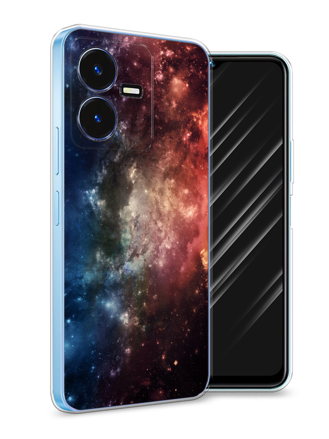 

Чехол Awog на Vivo Y22 / Виво Y22 "Космос", Синий;бежевый;красный, 267550-4