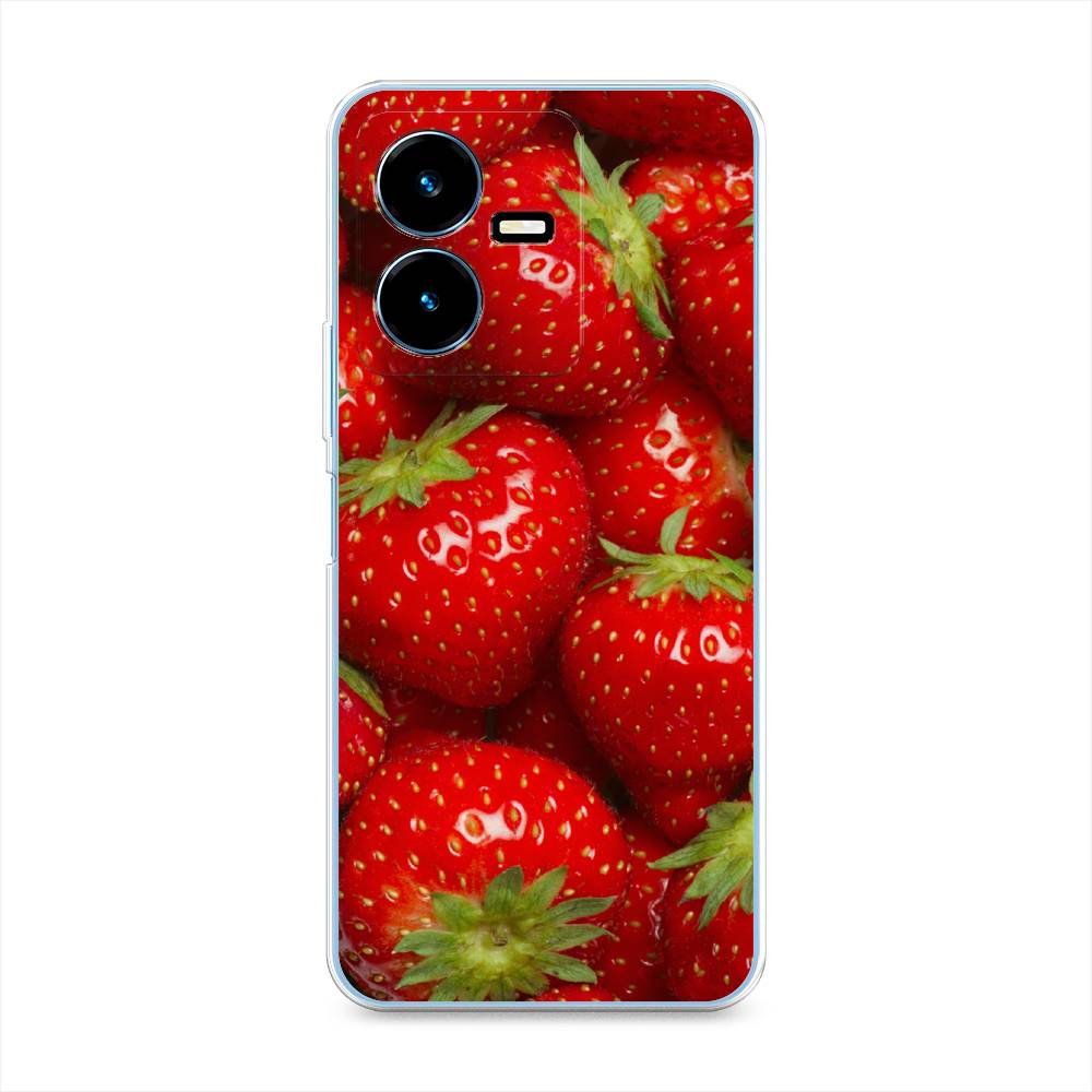 

Чехол Awog на Vivo Y22 / Виво Y22 "Клубника", Красный;зеленый, 267550-10