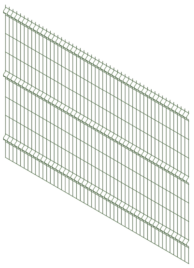 фото Секция заборная 3d панель 2700х1470 мм, ограждение 3д забор, полимерное покрытие dfence