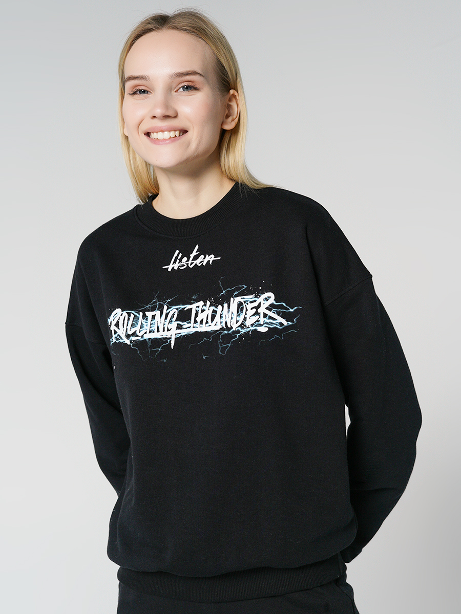

Свитшот женский ТВОЕ 86258 цв. черный р.XS-S, 86258