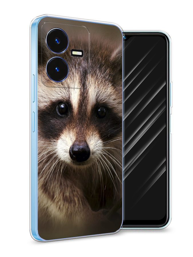 

Чехол Awog на Vivo Y22 / Виво Y22 "Енот", Коричневый, 267550-1