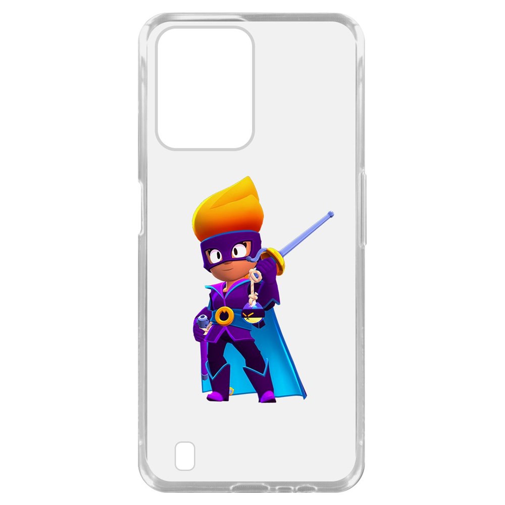 

Чехол-накладка Brawl Stars-Амбер де Ла Вега для Realme C31, Прозрачный