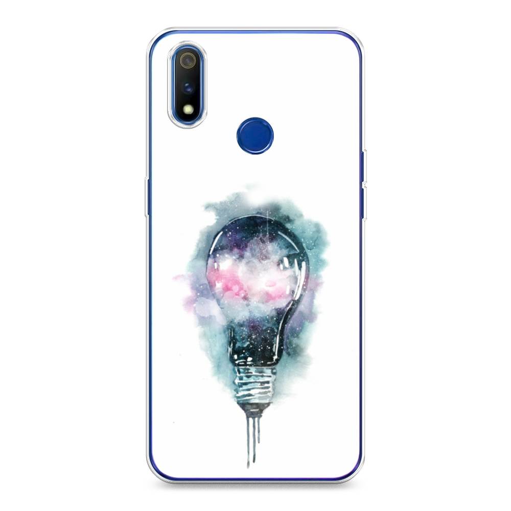 

Чехол на Realme 3 Pro "Волшебная лампа", Белый;серый, 251250-4
