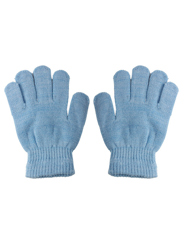 Перчатки детские Little Mania ZW-ANG62, голубой, 14 перчатки вратарские jogel one wizard al3 flat голубой