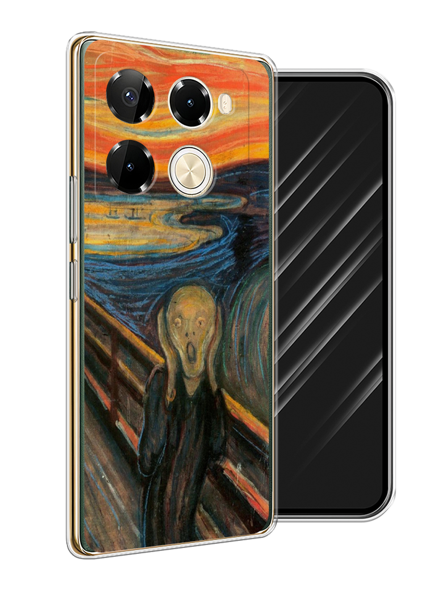 

Чехол Awog на Infinix Note 40 Pro 5G/Note 40 Pro Plus "Крик", Оранжевый;синий;серый, 3105950-1
